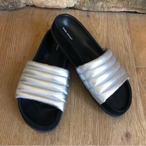 🔥ISABEL MARANT🔥cutest silver slides sz 6.5-7 price firm!